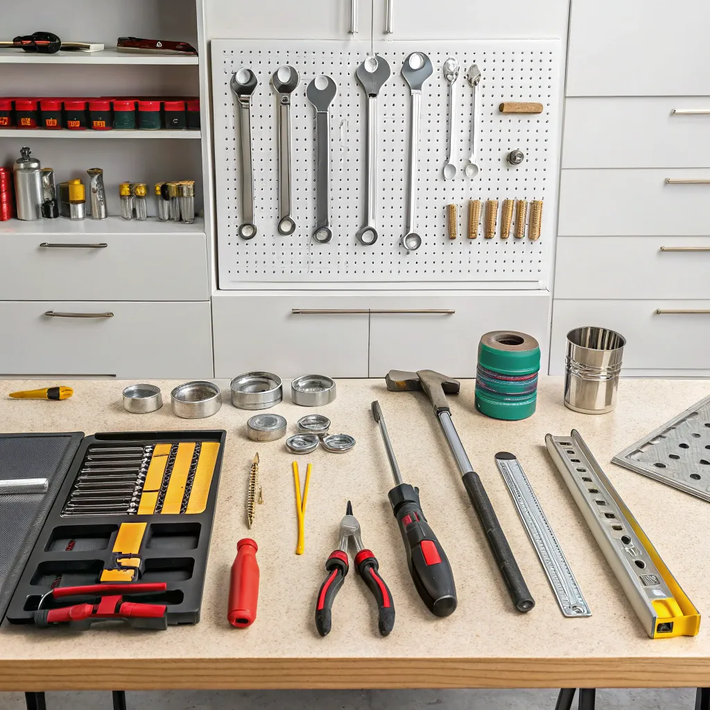 Workshop tools and materials